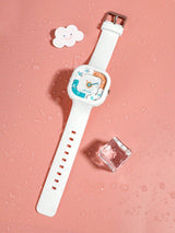 Unisex Kids Analogue Watch - Light Pink Dial & Strap