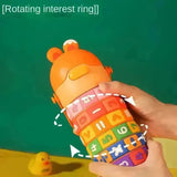 Kids Premium 14oz Math Water Bottle with Silicone Spout - Leak-Proof, Insulated, and Educational