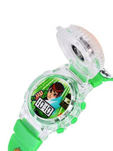 Kids Embellished Dial & Straps Analogue Multi Function Watch Green