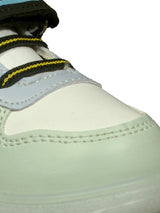 Kids' Yellow & Green Colourblocked LED Sneakers with Velcro