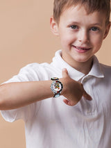 Boys Patterned Dial & Silicon Strap Analogue Watch - Ben10 Black