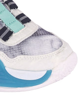 Kids' White Colourblocked Slip-On Sneakers