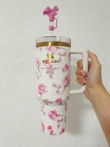 Stanley x LoveShackFancy | 40 OZ | Rosa Beaux Pink | Oversized Bow Signature Tumbler