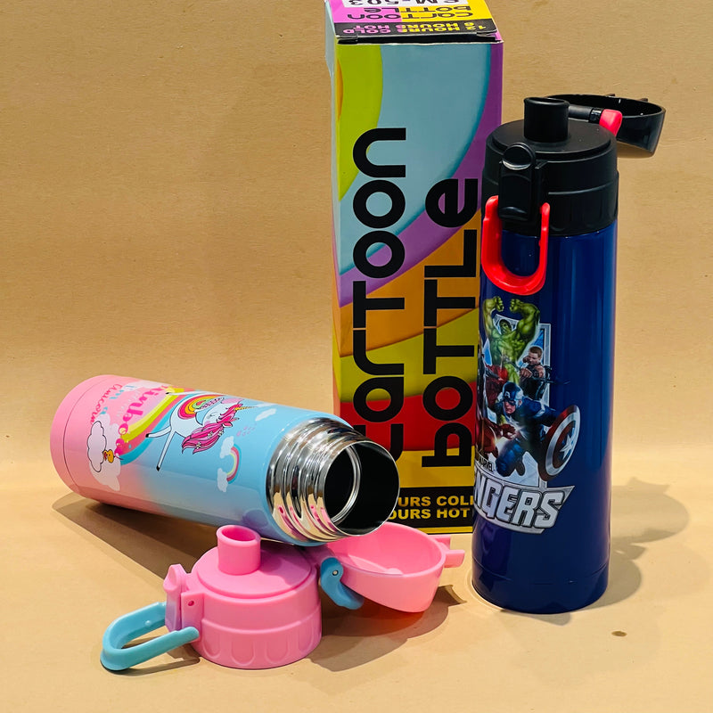Kids 500ml Insulated Chiller Bottle – Stainless Steel, BPA-Free