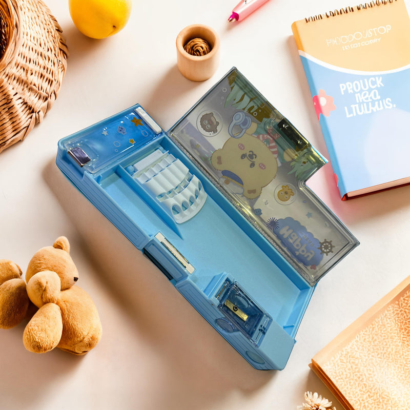 Happy Cartoon Kids Pencil Box – Multiple Designs