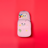 Cute Panda-Themed 3-Compartment Pencil Case and Organizer Pouch