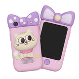 Kids Smartphone with 360° Rotating Camera – Cute Cat Design | Photo & Video Camera for Children