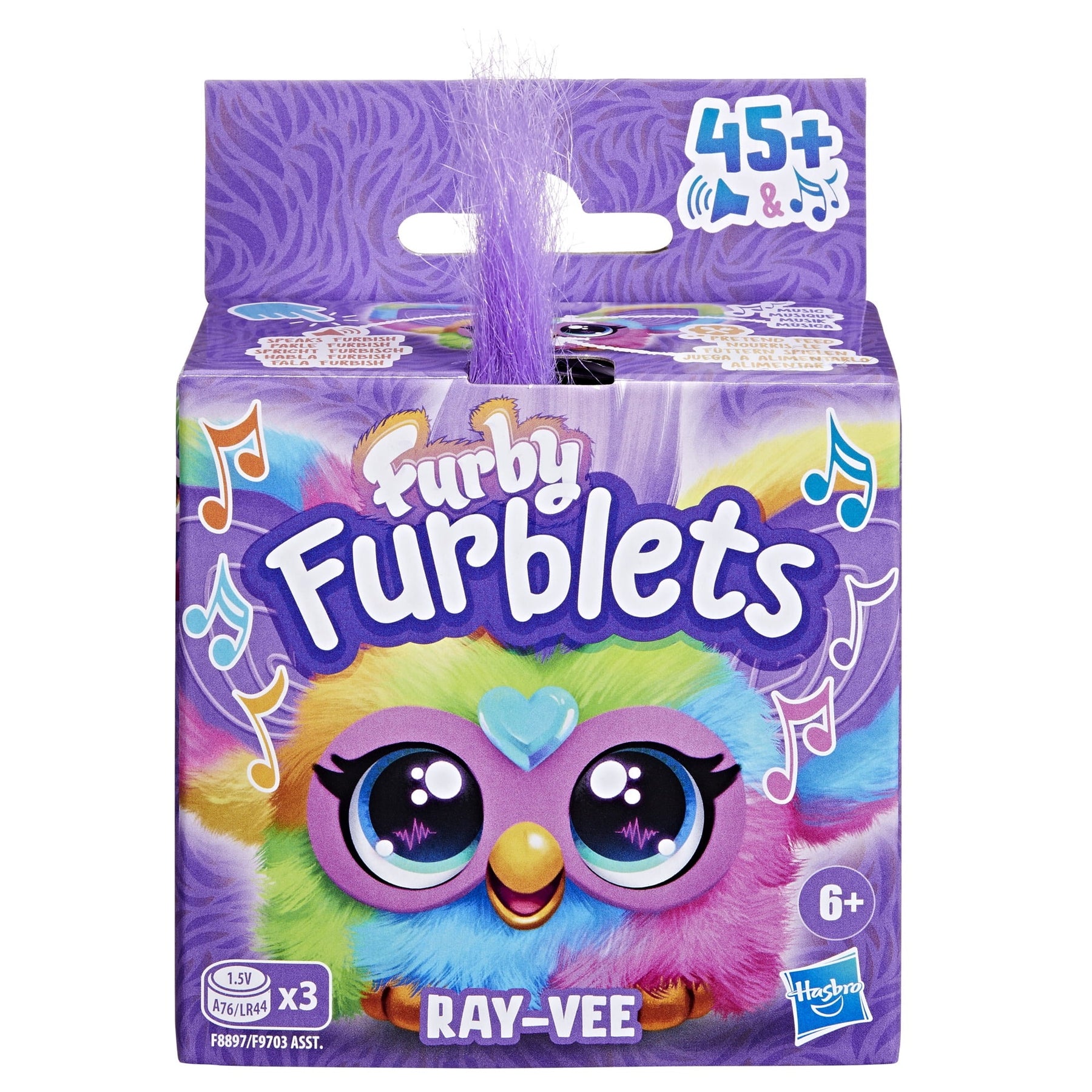 Furby Furblets Electronic Plush Toys for Girls & Boys 6+,Speaks Furbish & Plays Music, Series 4