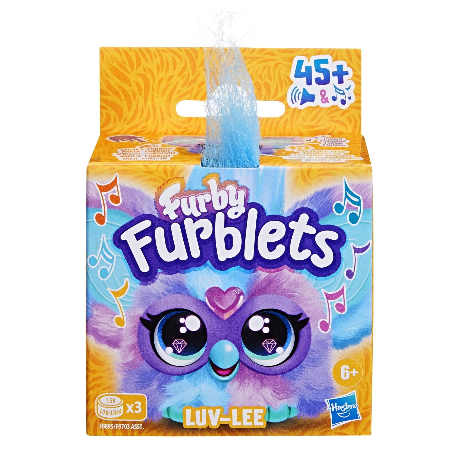 Furby Furblets Electronic Plush Toys for Girls & Boys 6+,Speaks Furbish & Plays Music, Series 4