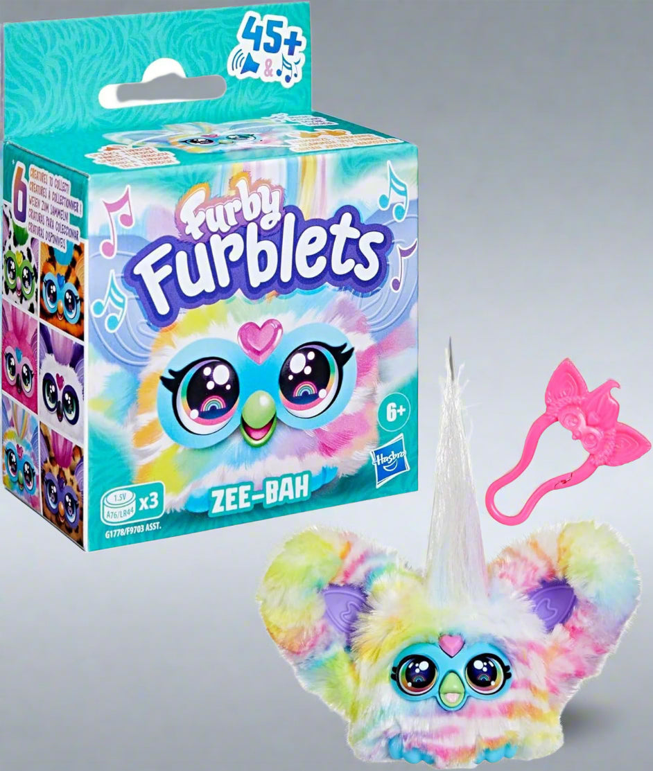 Furby Furblets Electronic Plush Toys for Girls & Boys 6+,Speaks Furbish & Plays Music, Series 4