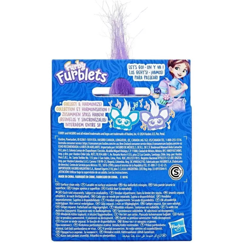 Furby Furblets Electronic Plush Toys for Girls & Boys 6+,Speaks Furbish & Plays Music, Series 4