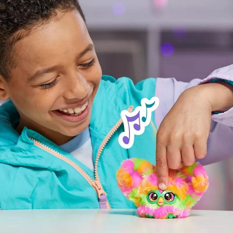 Furby Furblets Electronic Plush Toys for Girls & Boys 6+,Speaks Furbish & Plays Music, Series 4