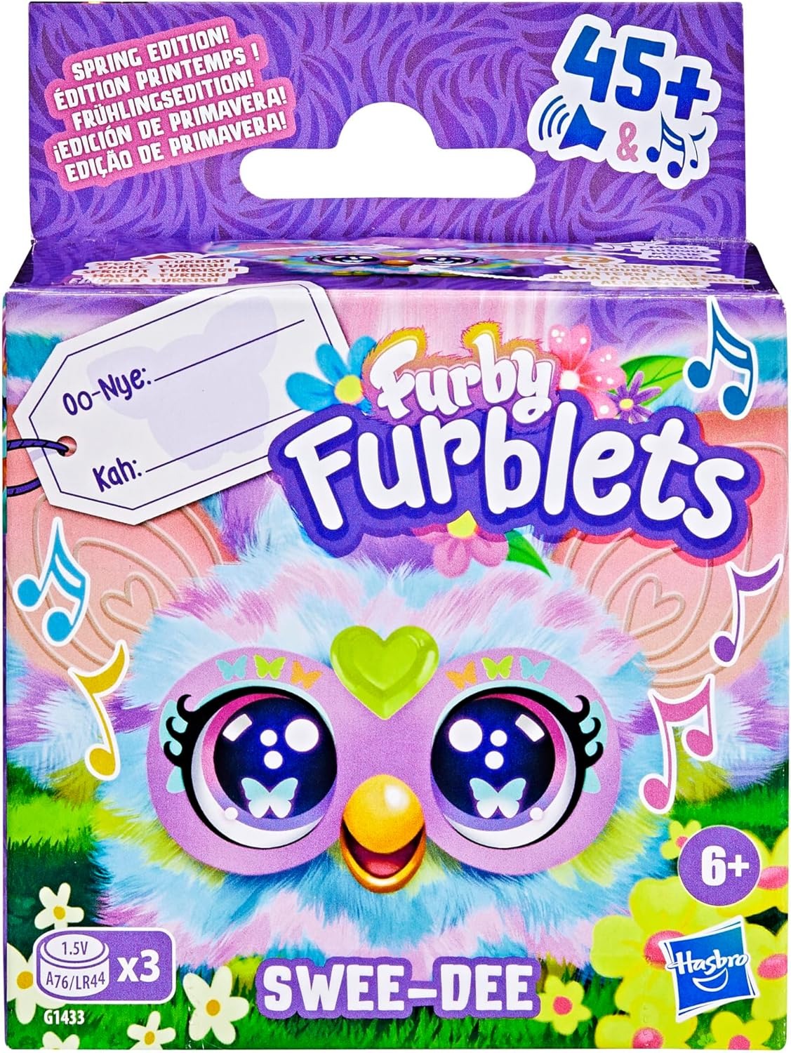 Furby Furblets Electronic Plush Toys for Girls & Boys 6+,Speaks Furbish & Plays Music, Series 4