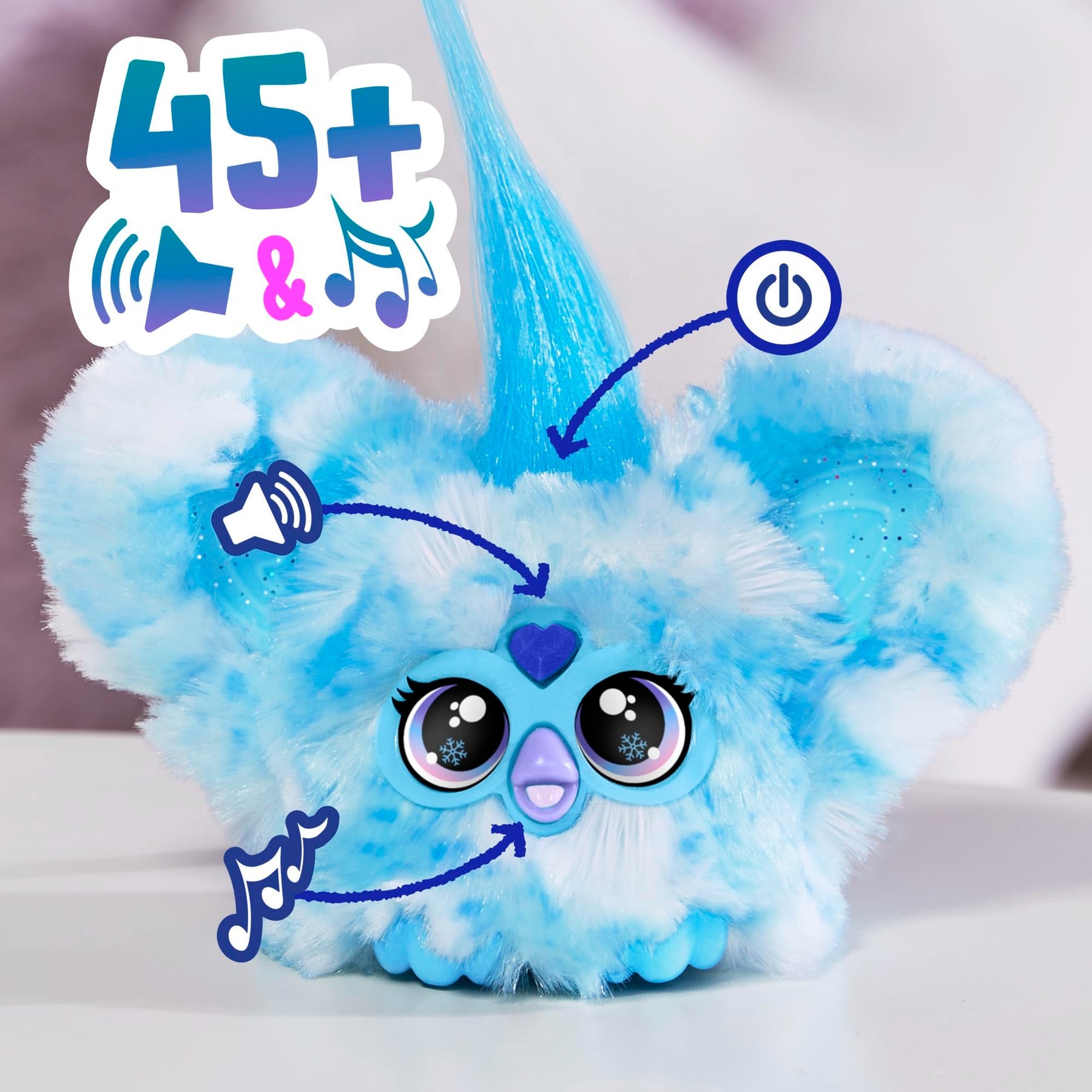 Furby Furblets Electronic Plush Toys for Girls & Boys 6+,Speaks Furbish & Plays Music, Series 4