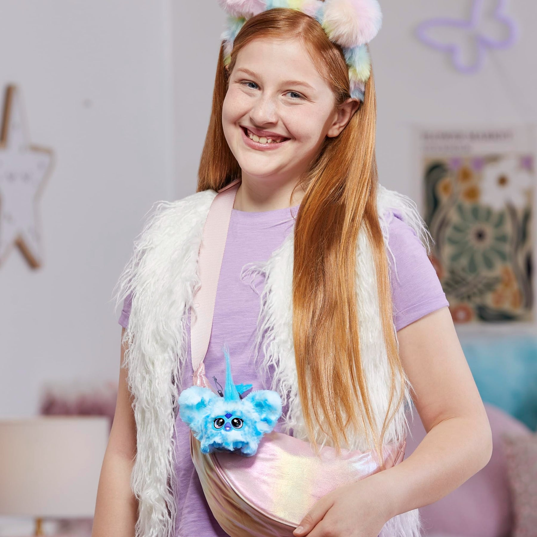 Furby Furblets Electronic Plush Toys for Girls & Boys 6+,Speaks Furbish & Plays Music, Series 4