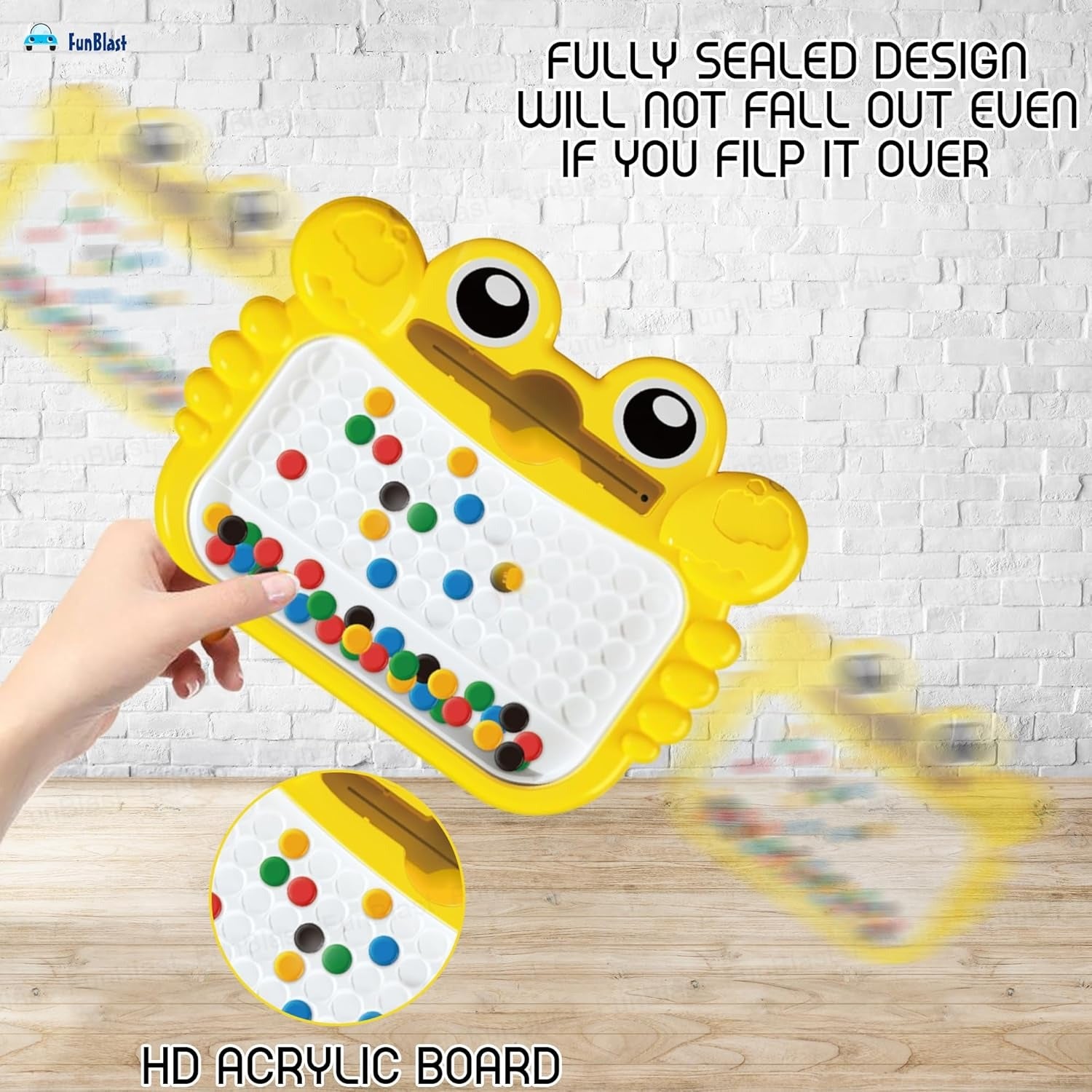 Magnetic Drawing Board for Kids – Educational Bead Art Game