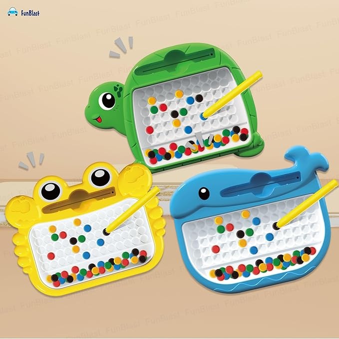 Magnetic Drawing Board for Kids – Educational Bead Art Game