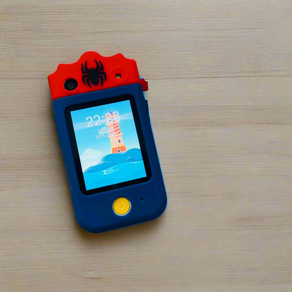 Kids Smartphone with 360° Rotating Camera – Cute Cat Design | Photo & Video Camera for Children