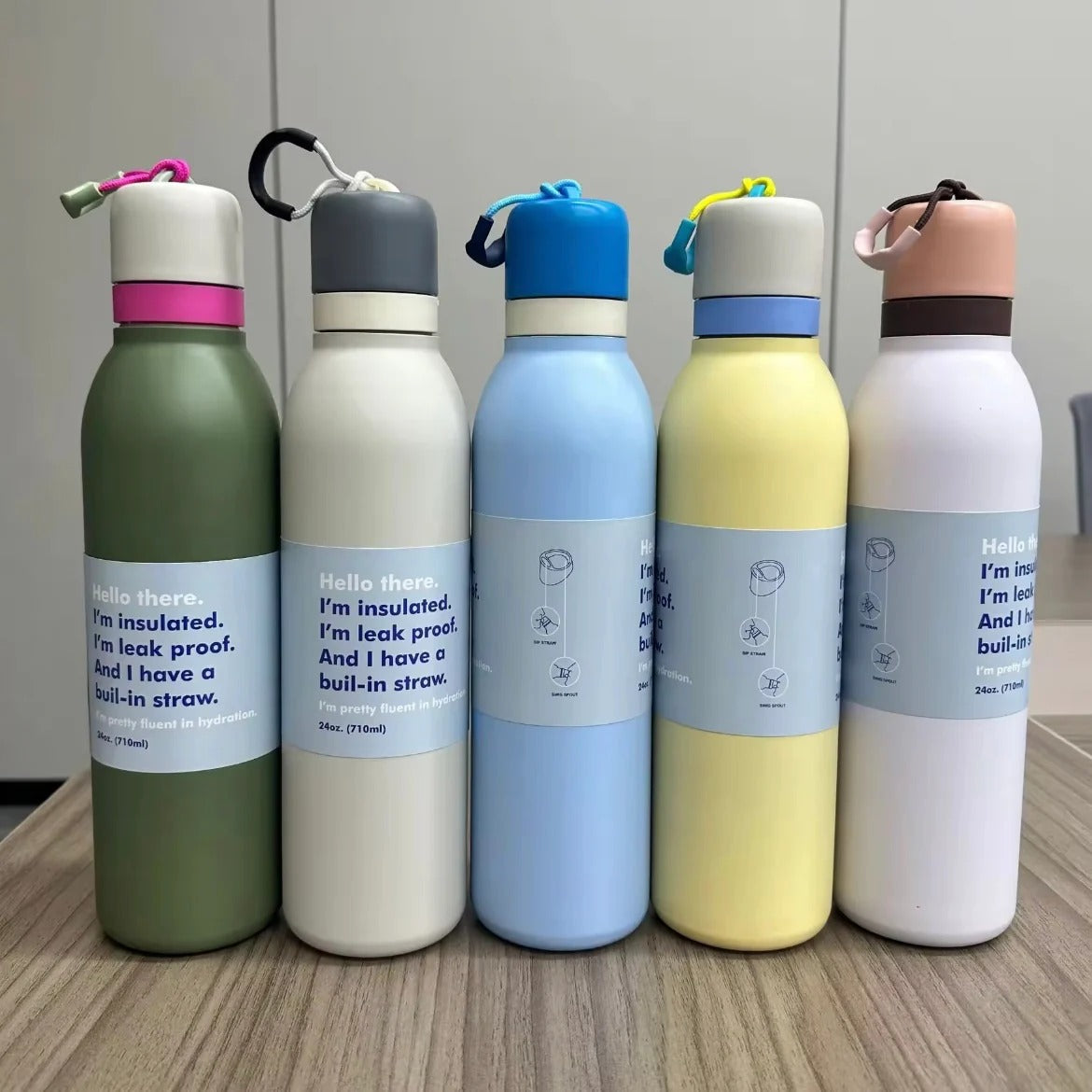 Owala FreeSip Twist 18oz Insulated Stainless Steel Water Bottle – Mint/White (Iced Breeze), BPA-Free with Straw