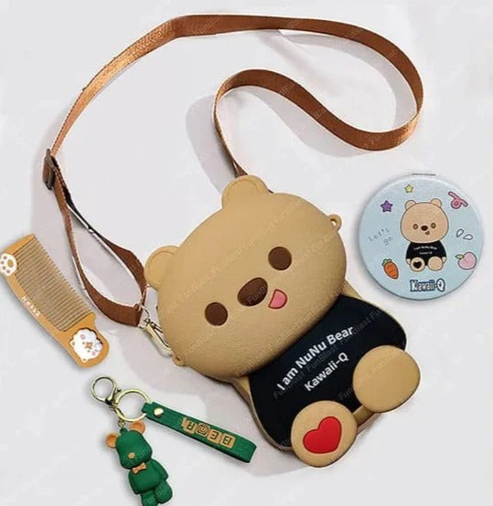 Cute Animal-Themed Sling Bag for Kids