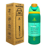 Ecovial 32oz Vacuum Insulated Water Bottle – Sip n Swig Collection