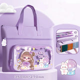 Multi-Purpose Shopping Bag with Handle Strap and Zipper Lock