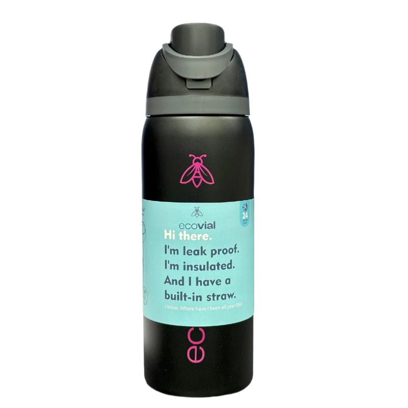 Ecovial 32oz Vacuum Insulated Water Bottle – Sip n Swig Collection