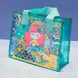 Mermaid Magic Holographic Tote Bag for Girls – Stylish & Compact
