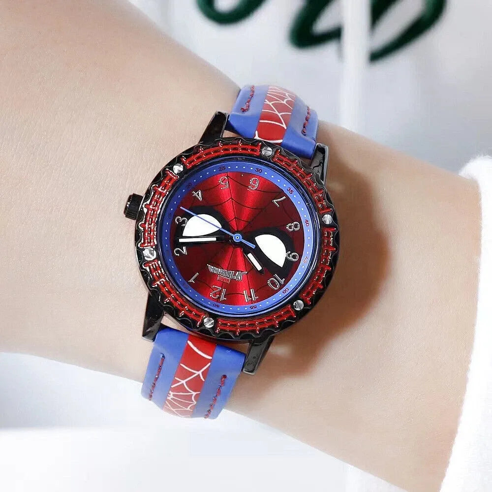 Spiderman Kids Watch ✧ Boys Girls Electronic Wrist Watches ✧ Cartoon Birthday Gift