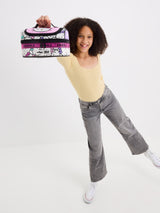Smiggle Golden Ice Cream Double Decker Lunch Bag for Kids – 7-Inch Insulated Lunchbox