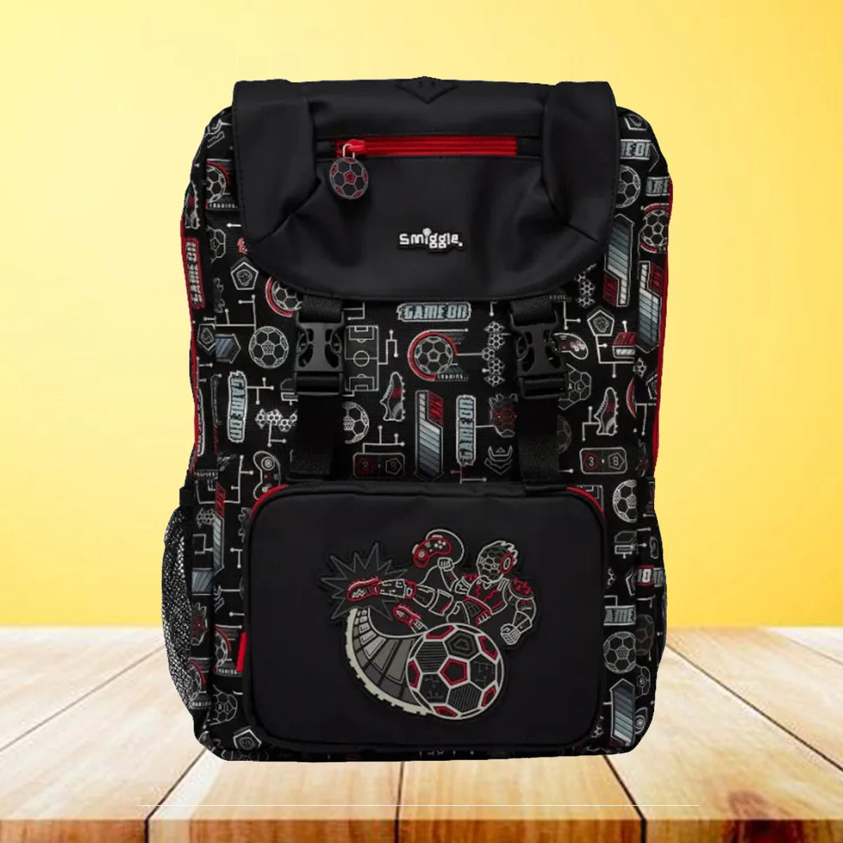 🏆 Smiggle “Game On” Football Backpack – Sporty & Stylish for School and Play