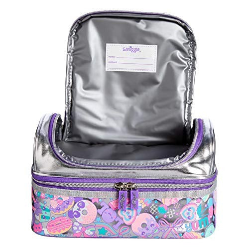 Smiggle Ice Cream Double Decker Lunch Bag – 7" Kids Insulated Lunchbox