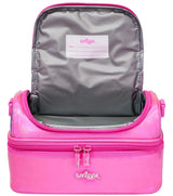 Smiggle x Barbie Pink Double Decker Lunch Bag with Strap – Stylish & Insulated Lunchbox for Kids