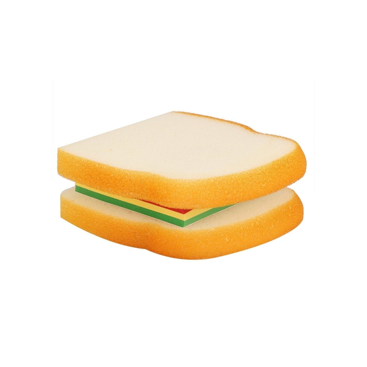 Sandwich Shaped Notepad – Mini Sticky Notes Memo Pad | Unique & Fun Stationery Gift (Multicolor)