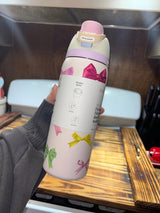 Owala FreeSip Insulated Water Bottle – 24oz Leak-Proof Stainless Steel Bottle with Built-in Straw