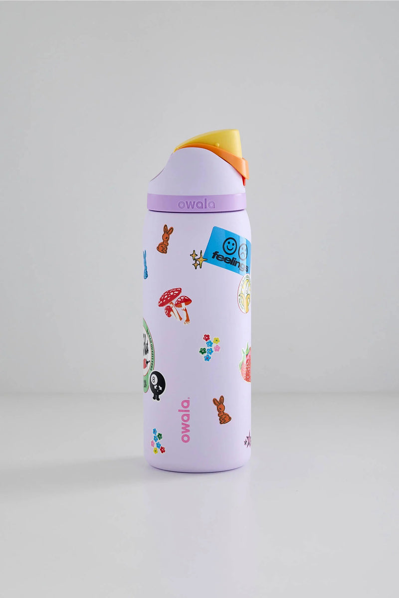 Owala FreeSip Insulated Water Bottle – 24oz Leak-Proof Stainless Steel Bottle with Built-in Straw