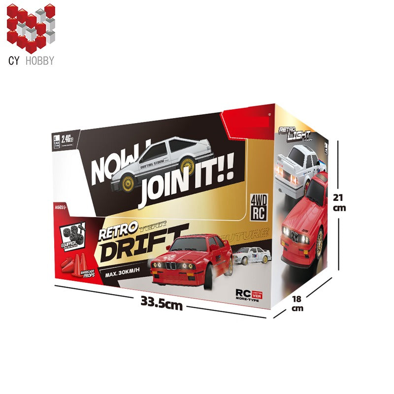 1/16 2.4G Remote Control 4WD Drift Car Speed 30Km/H Toy Car - Random Color