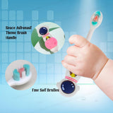 Pack of 2 – Space Theme Kids Toothbrush Set | Astronaut Design | Soft Bristles & Easy Grip