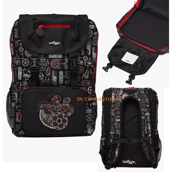 🏆 Smiggle “Game On” Football Backpack – Sporty & Stylish for School and Play
