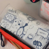 ✨ Transparent Zipper Pencil Pouch – Stylish & Durable Stationery Case