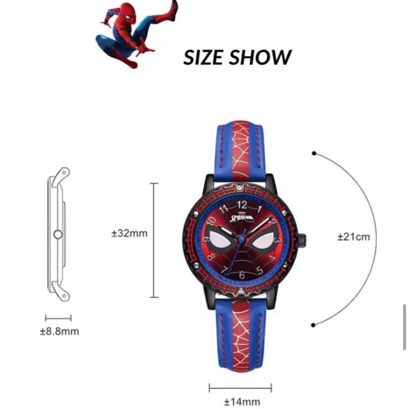 Spiderman Kids Watch ✧ Boys Girls Electronic Wrist Watches ✧ Cartoon Birthday Gift