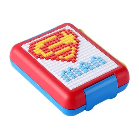 Blocks Design Lunch Box – 800ml | Red & Yellow Color