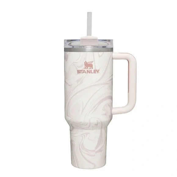 Stanley Adventure Quencher H2.0 – 40oz Tumbler (Rose Quartz Swirl)