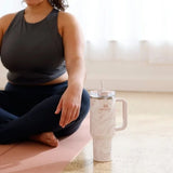 Stanley Adventure Quencher H2.0 – 40oz Tumbler (Rose Quartz Swirl)