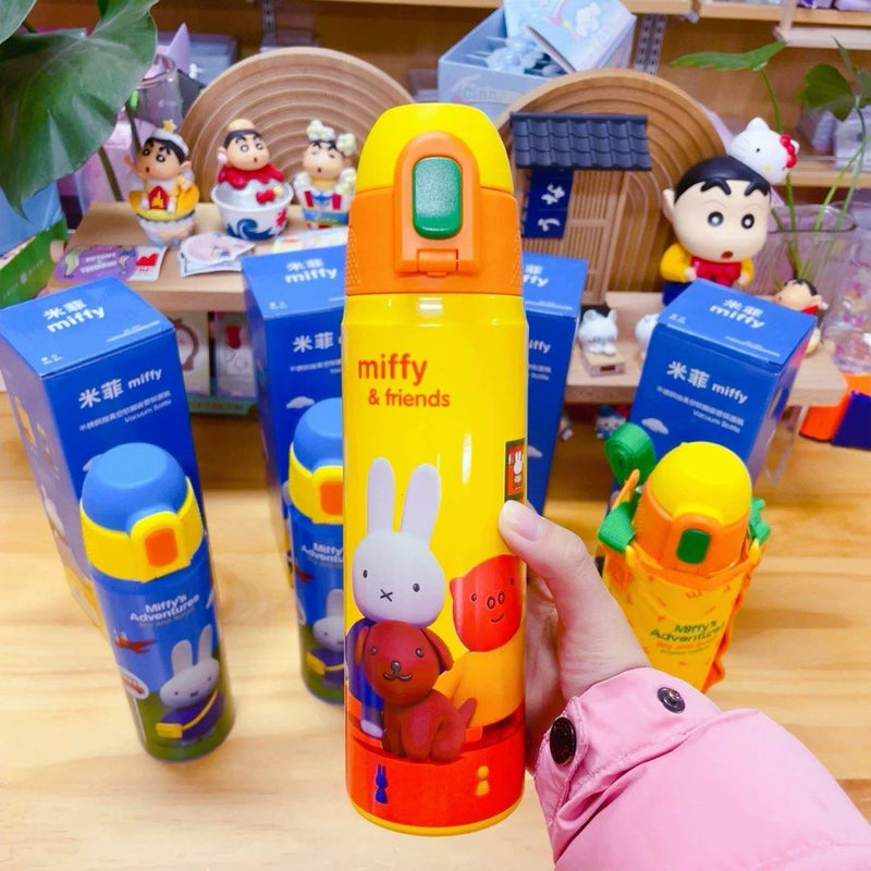 MIFFY Thermos Vacuum Insulated Straw Bottle For Kids