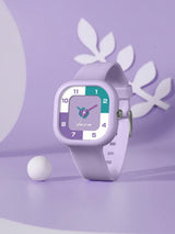 Unisex Kids Dial & Straps Analogue Watch Purple