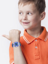 Boys Printed Dial & Straps Analogue Watch Batman Blue