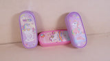 Cute Pouches with Key Chain & Highlighters For School Kids