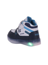 Kids' White LED Slip-On Sneakers