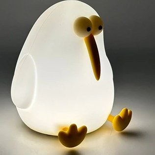 Cute Silicone Rechargeable Lamp for Kids Room